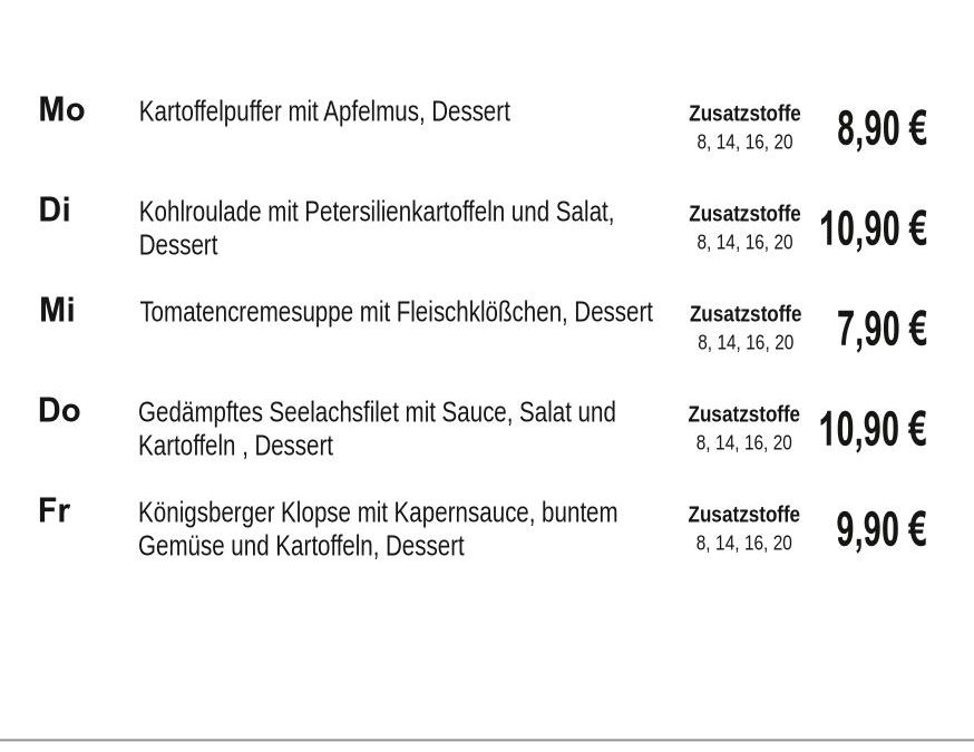 Mittagstisch KW13 23.03. – 27.03.2026