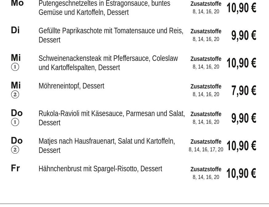 Mittagstisch KW21 18.05. – 22.05.2026