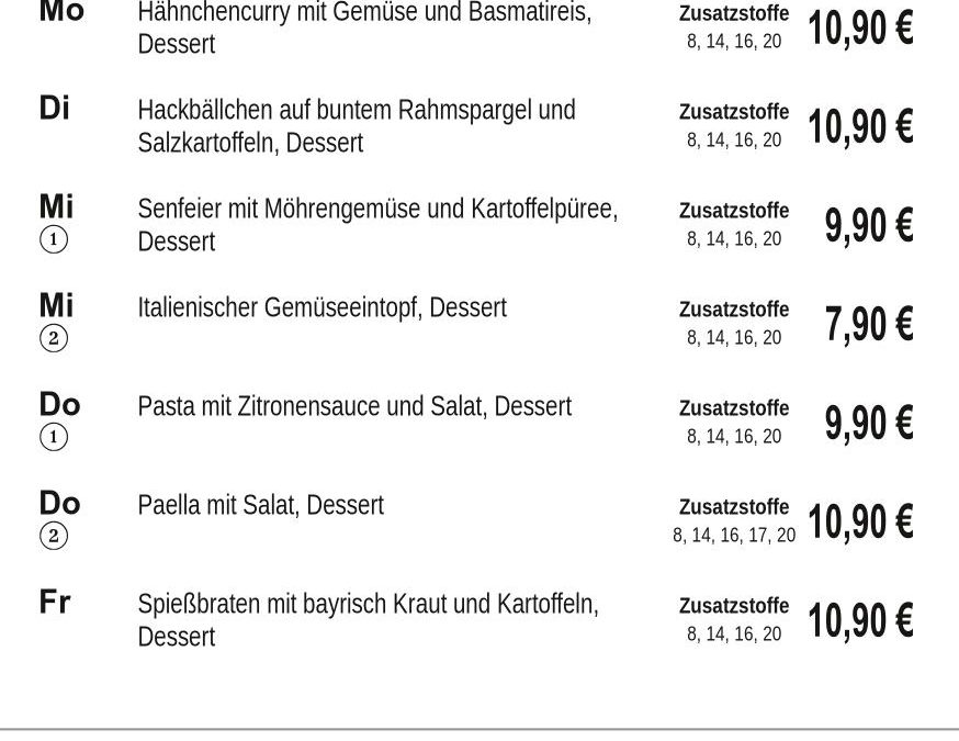 Mittagstisch KW23 01.06. – 05.06.2026