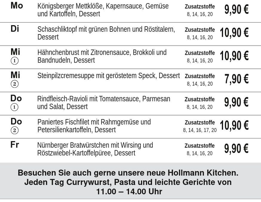 Mittagstisch KW34 17.08. – 21.08.2026