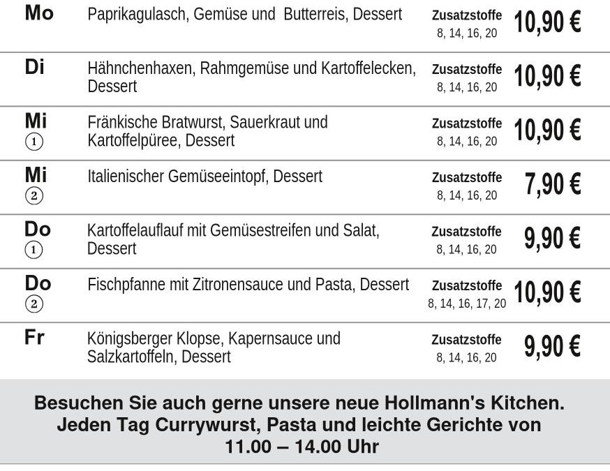 Mittagstisch KW39 21.09. – 26.09.2026